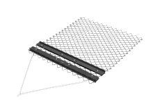 Trolla planer til plentraktor 120 x 150 cm